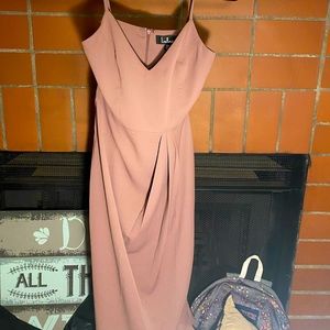 Lulu’s Reinette Mauve Purple Midi Dress
